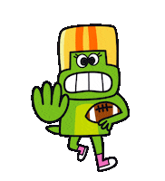 Football Running Sticker by joeyahlbum