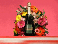 Flowers Thank You GIF by CHANDON CALIFORNIA