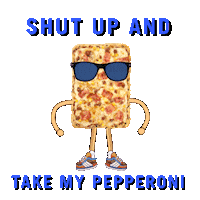 dominos shut up Sticker by Domino's Pizza