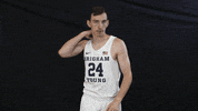 Byu Basketball Go Cougs GIF by BYU Cougars
