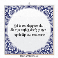 Ontbijt Zelfvertrouwen GIF by Tegelspreuken.nl