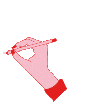impulsaturockstar pink mood red hand Sticker