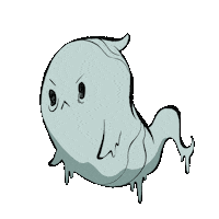 Ghost Skull Sticker
