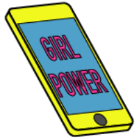 Girl Text Me Sticker by Girls Who Code