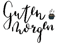 Good Morning Coffee Sticker by Stefanie Anderson