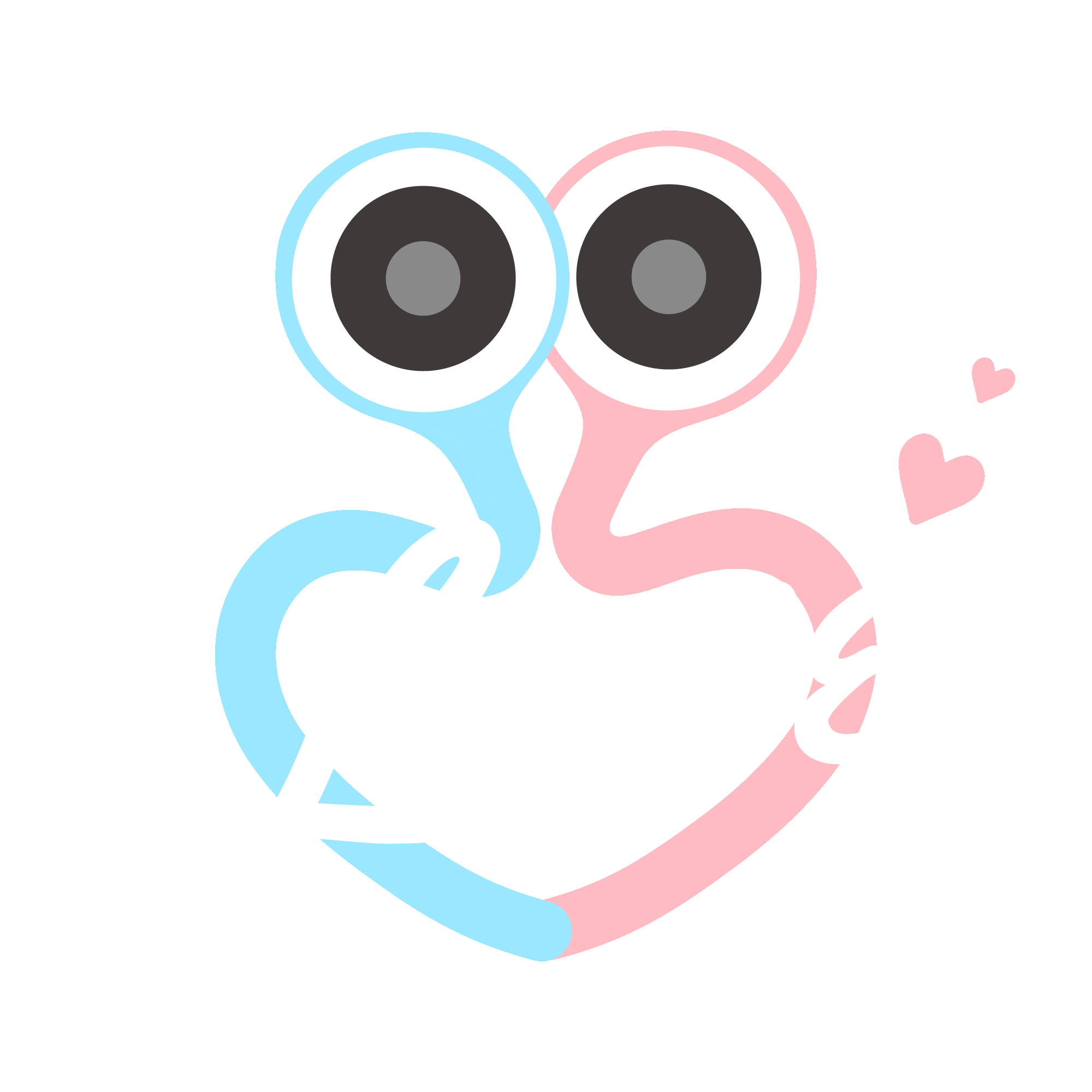 In Love Heart Sticker by Lollipopbabycamera