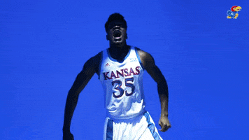Kansas Basketball Jayhawks GIF by Kansas Athletics