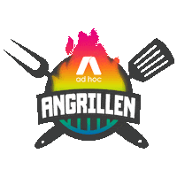 Angrillen Sticker by ad hoc