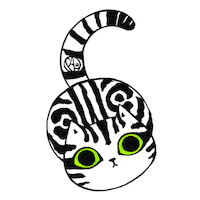 loeblich cat wow kitty blink Sticker
