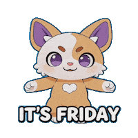 Its Friday Sticker by Debellum