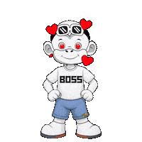 Like A Boss Sticker by Zhot
