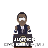 Obama Justice Sticker by South Park
