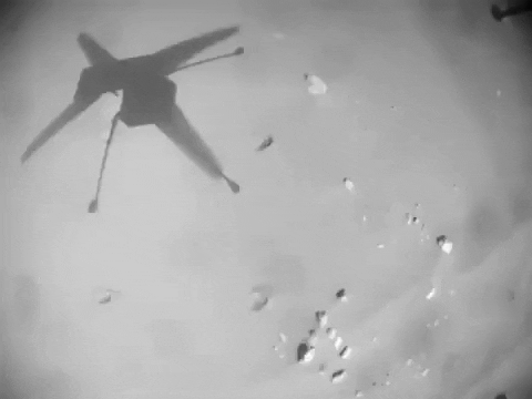 Flying Black And White GIF by NASA