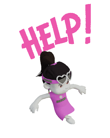 Save Me Help Sticker by Zhotcita