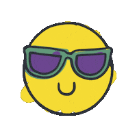 Emoji Sunglasses Sticker by Kazouvakanties
