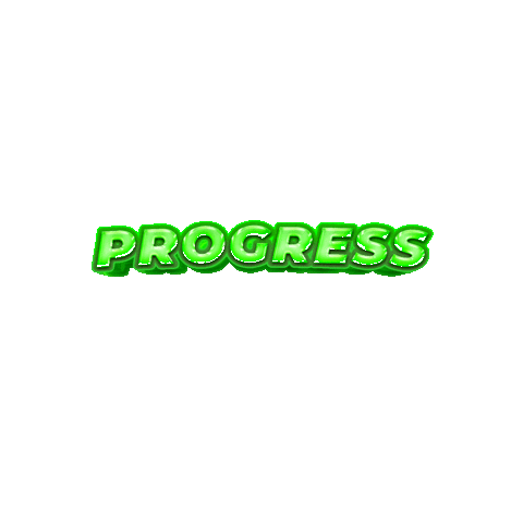 LetsMakeProgress giphygifmaker progress progressive progressing Sticker