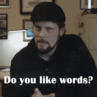 Words GIF by Cabin 9 Films