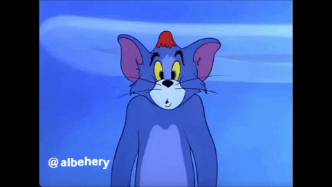 albehery giphygifmaker tom head bump GIF