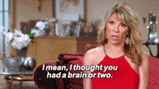 real housewives of new york brain GIF