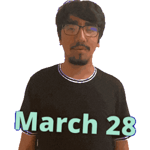 March 28 Sticker