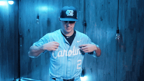 University Of North Carolina Baseball GIF by UNC Tar Heels