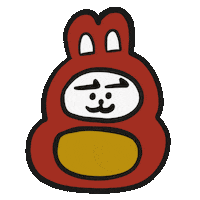 あけましておめでとう Year Of The Rabbit Sticker