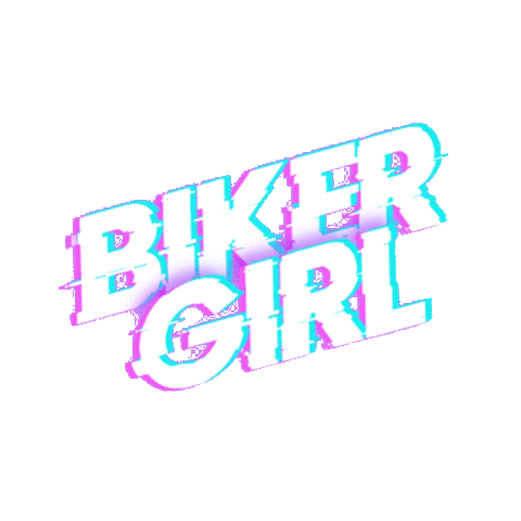 Biker Girl Sticker