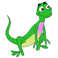 Learning Lizard Sticker by Tiny Teaching Tales