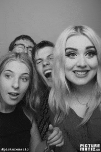 picturematic black and white photobooth photo booth picturematic GIF