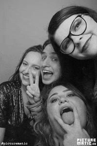 picturematic black and white photobooth photo booth picturematic GIF