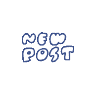 Post 手書き Sticker
