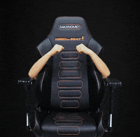 party gaming chair GIF by MAXNOMIC