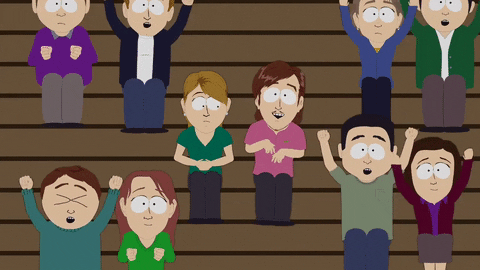 happy clapping GIF by South Park 