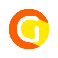 Orange Abc Sticker