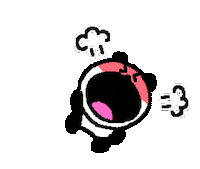 Angry Panda Sticker