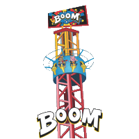 Amusement Park Boom Sticker by Särkänniemi