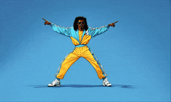 80S Dancing GIF by Jukebox Saints