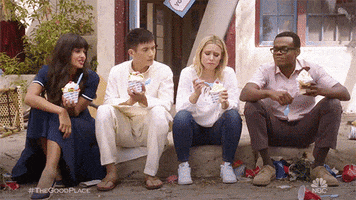 frozen yogurt friends GIF by The Good Place