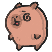 Sick Capybara Sticker