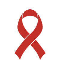 Ribbon Solidarity Sticker by Terrence Higgins Trust