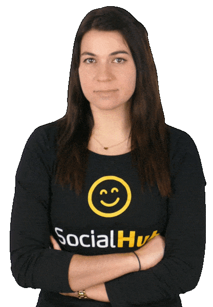 SocialHub annoyed company annoying b2b Sticker