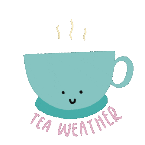 beailustrada giphyupload winter tea te Sticker