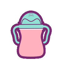Sippy Cup Bbox Sticker by bboxforkids
