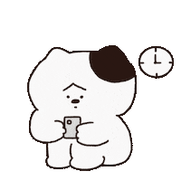 zzemi waiting for you 시간 기다리는중 째미 Sticker