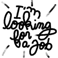 Work Looking Sticker