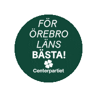 Orebro Sticker by Centerpartiet