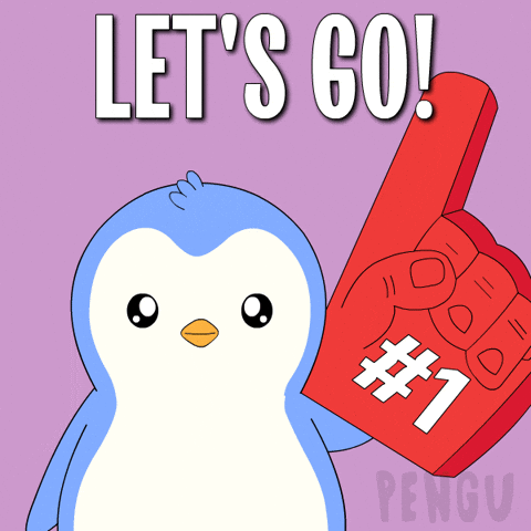 You Got This Lets Go GIF by Pudgy Penguins