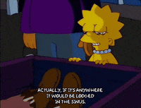 happy lisa simpson GIF