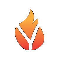 SaltLakePowerYoga flame hotyoga somelikeithot slcyoga Sticker