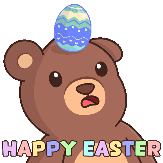 Easter Bunny Sticker by BEARISH